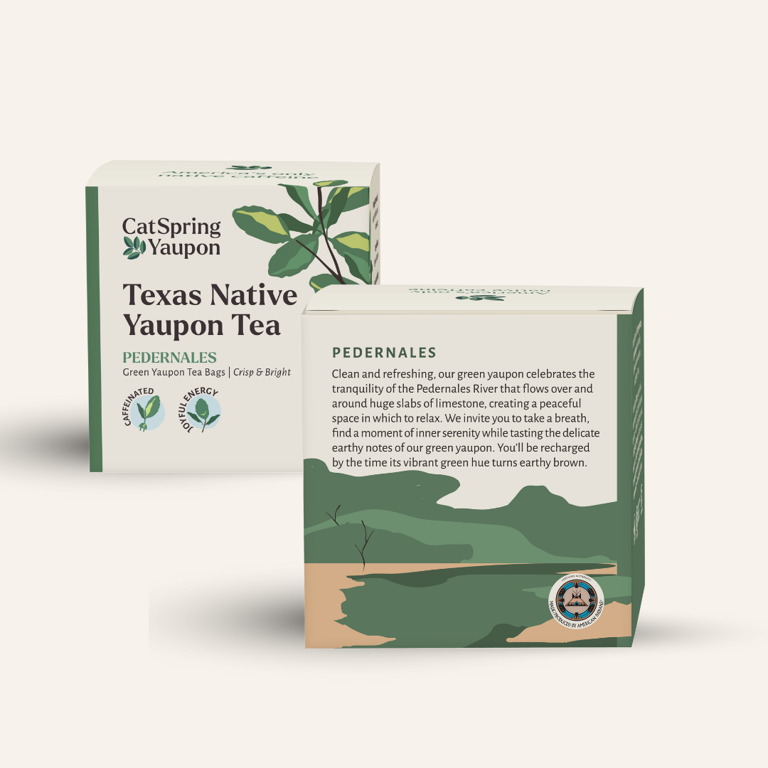 Pedernales Green Yaupon – Green Yaupon – Loose Leaf & Teabags