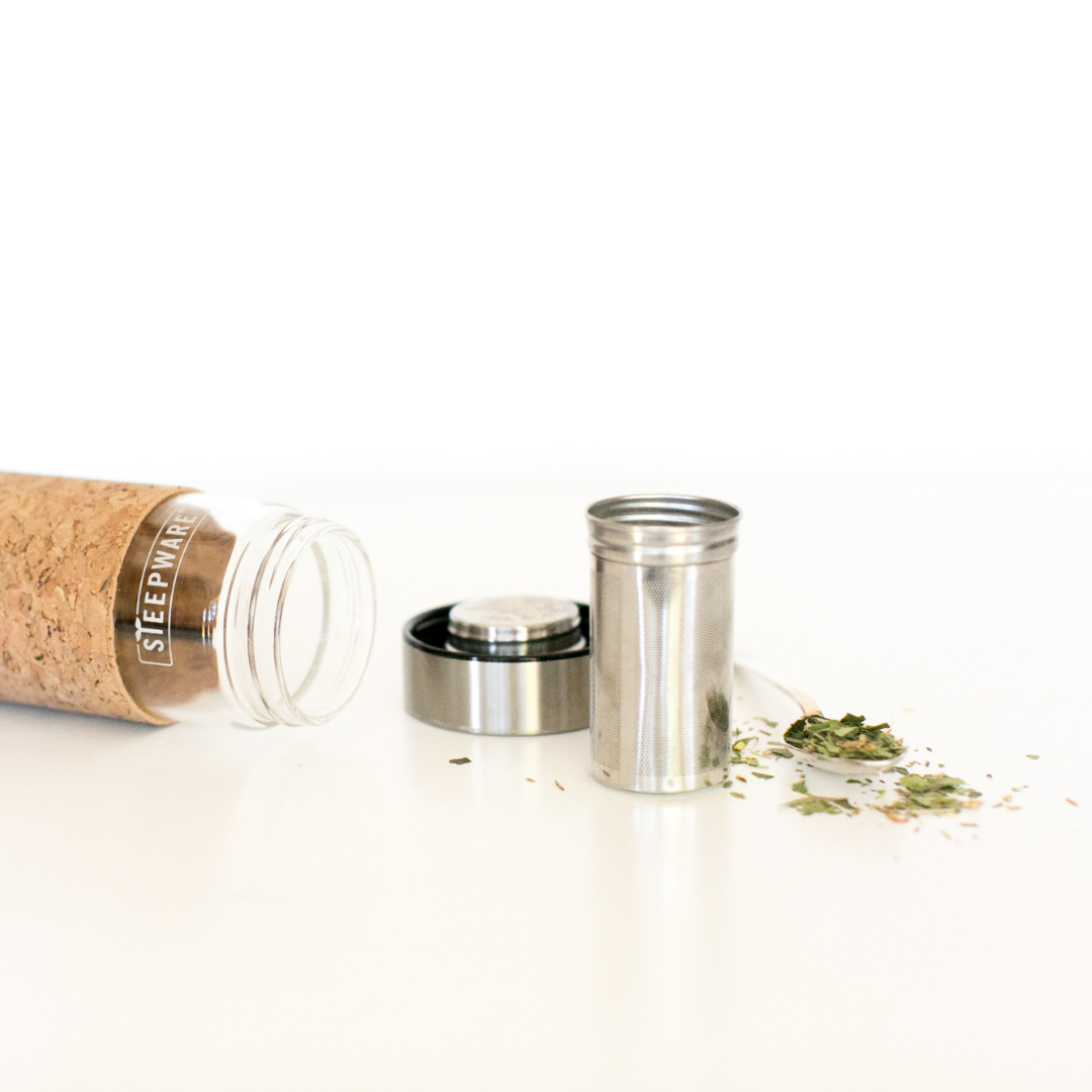 Loose Leaf Yaupon Tea Starter Kit – 3 Roasts + Glass Tumbler