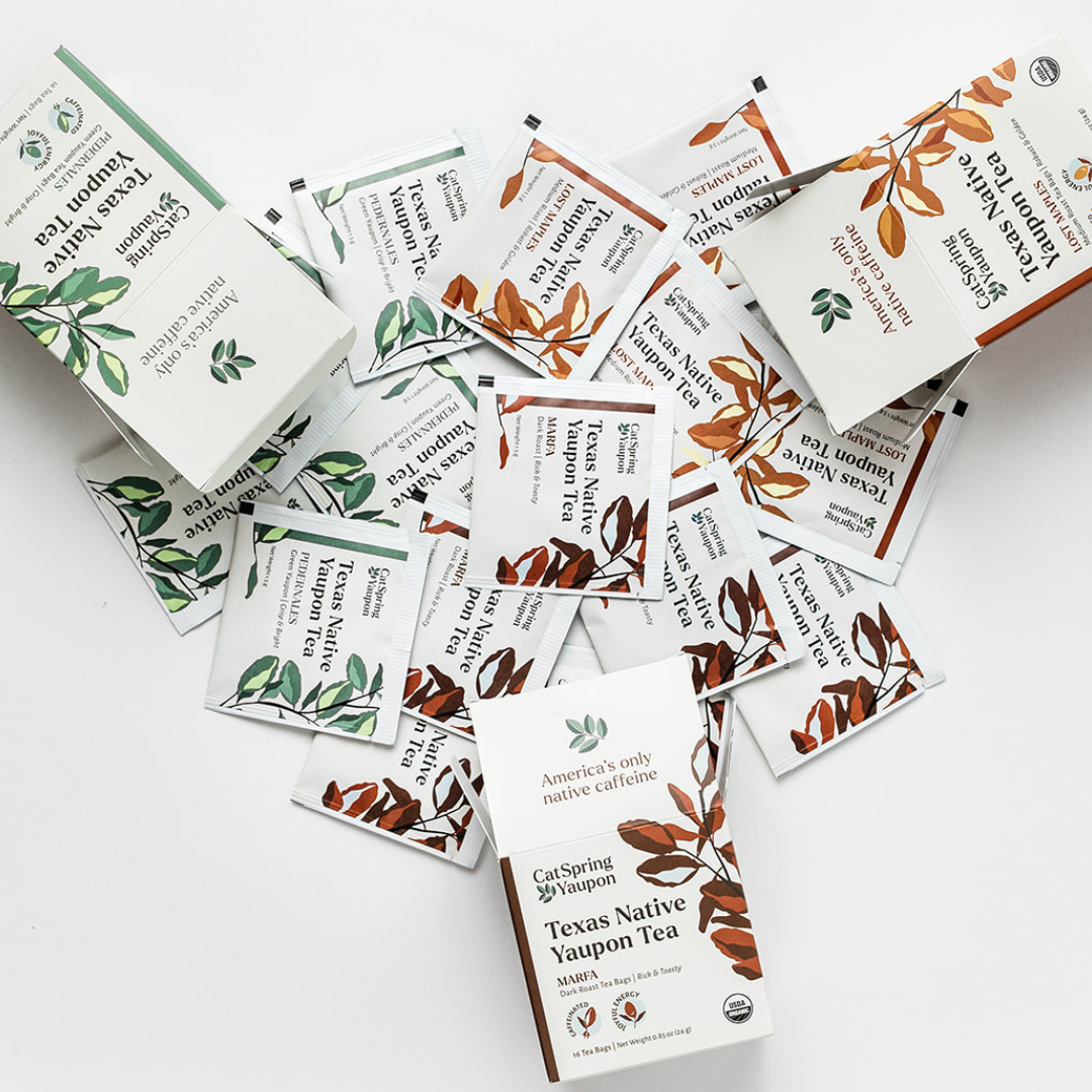 Multipack Yaupon Tea - 3 boxes of teabags (48 Count)