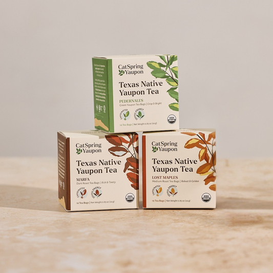 Multipack Yaupon Tea - 3 boxes of teabags (48 Count)