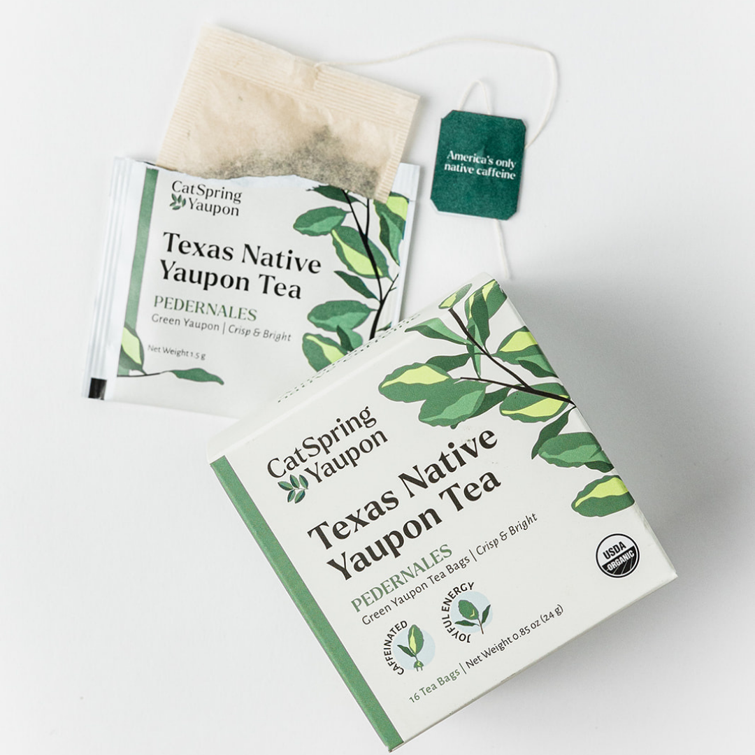 Pedernales Green Yaupon – Green Yaupon – Loose Leaf & Teabags